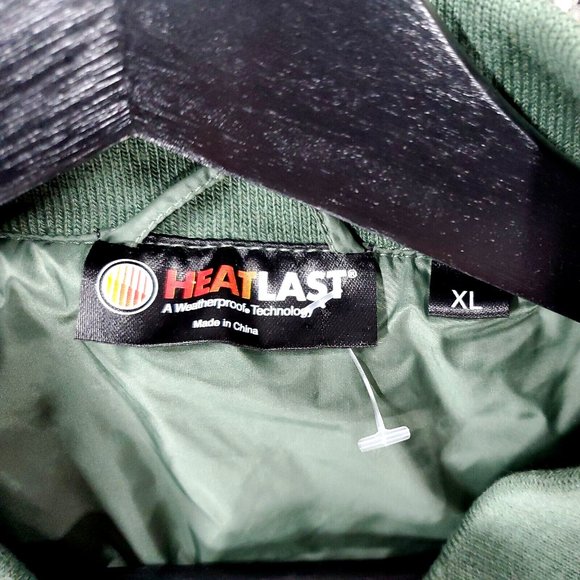 HeatLast Weatherproof Nylon Quilted Packable Bomber Jacket Olive Women's X Large - Picture 12 of 12